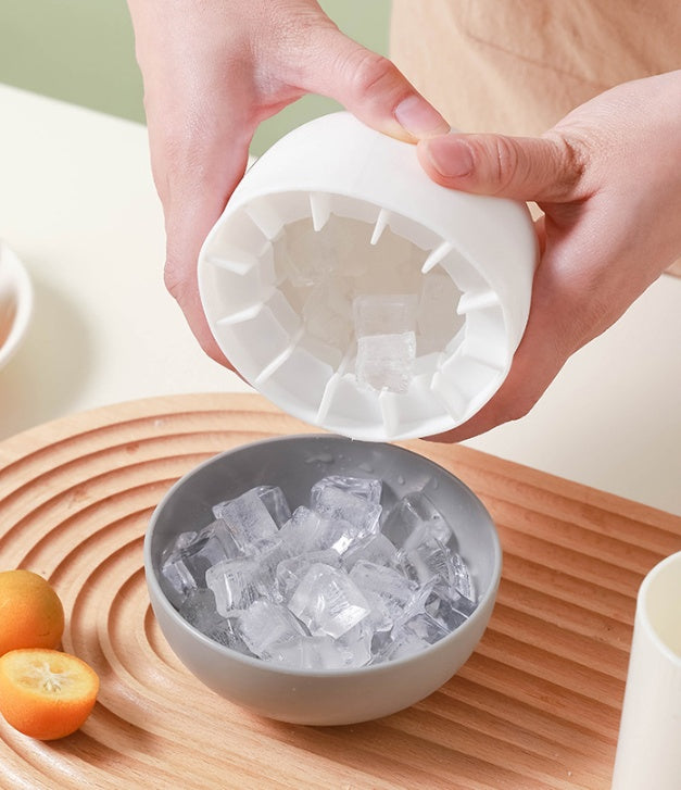 Durable Silicone Ice Cube Tray – Cute Mushroom Shape, Easy to Demould & Freeze