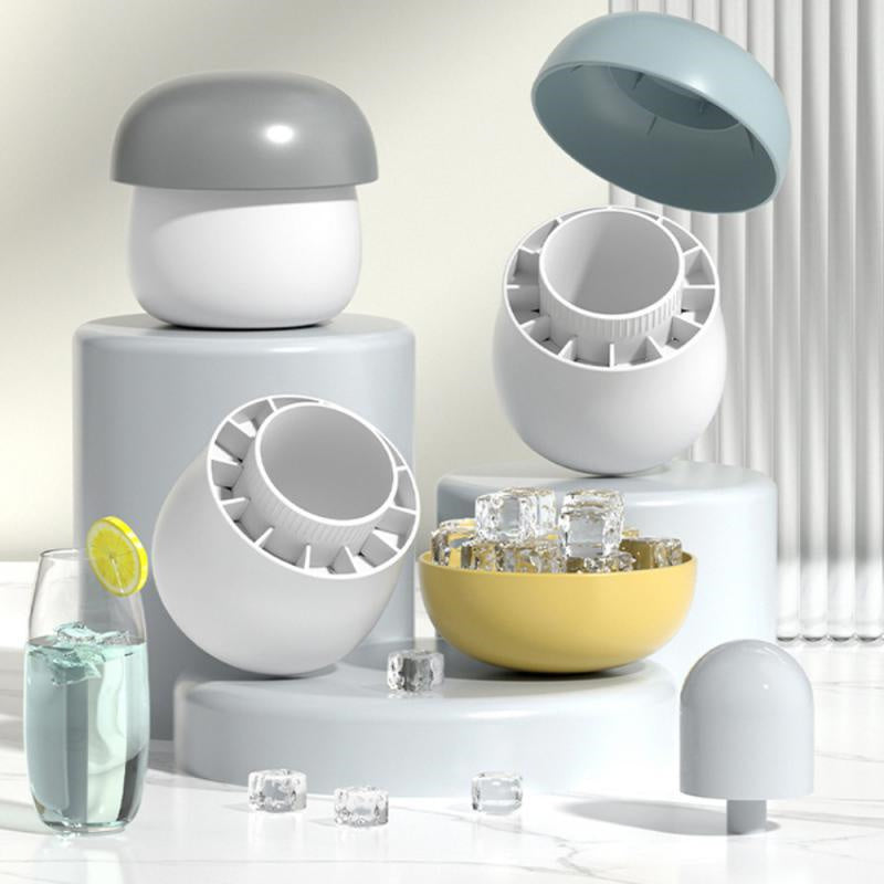 Durable Silicone Ice Cube Tray – Cute Mushroom Shape, Easy to Demould & Freeze